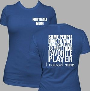 Football mom t-shirt.